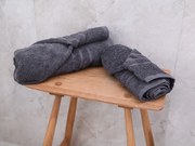 2x ręcznik COMFORT 70x140 cm ciemnoszary, 100% bawełna