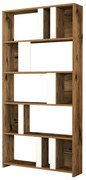 Biblioteczka Lima White and Walnut