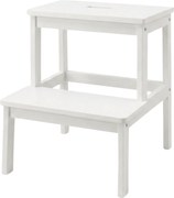 Bambusowy taboret ze schodkiem KROK, wys. 46 cm