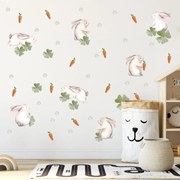 Naklejki na ścianę - Króliki