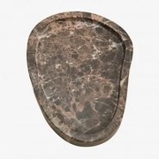 Taca Dekoracyjna Z Marmuru Orivando Brązowy Marmur Emperador & ↔︎ 20 Cm - Sklum