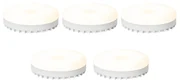Zestaw 5 inteligentnych żarówek LED GX53 z możliwością ściemniania, opalowe, 9W, 806 lm, 2700-6500K