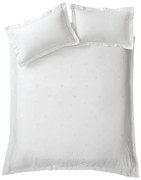 Biała bawełniana pościel dwuosobowa 200x200 cm Lottie Floral Embroidery – Bianca