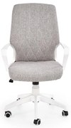 Krzesło biurowe LONA białe/jasnoszare