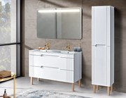 Szafka pod umywalkę FIJI WHITE 82 120cm biała COMAD