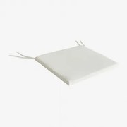 Poduszka Na Wysoki Stołek Z Poliestru Elton Gardenia Biel - Sklum