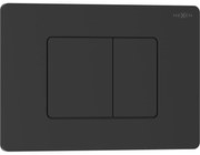 Mexen Tex 05 przycisk spłukujący stal nierdzewna, czarny matowy - 6105-02