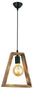 Lampa wisząca z drewna grabu Geometrik Triangle