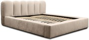 Łóżko tapicerowane z pikowanym zagłówkiem 180x200 M7-Z91