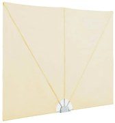 Kremowy składany parawan ogrodowy N9-B77