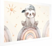 Plakat Pośród gwiazdek i tęcz 60x40 cm bez ramy z marginesem ARTGEIST B