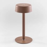 Bezprzewodowa Lampa Stołowa Led Z Żelaza Marcia Terracota - Sklum