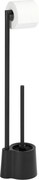 Stojak na szczotkę do WC i papier toaletowy AVOLA BLACK, WENKO