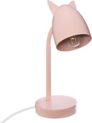 Atmosphera - Dziecięca lampka biurkowa OREILLES 1xE14/40W/230V różowa