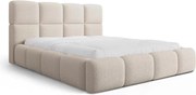 Łóżko tapicerowane Cloud 180x200 z pojemnikiem - beżowa bukla Quelle 03