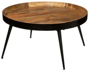 Stolik z drewna mango SIWAN, Ø 70 x 36 cm