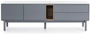 Niebieska/szara szafka pod TV 180x56 cm Corvo – Teulat