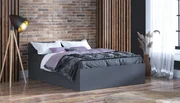 Łóżko 180x200cm z materacem i pojemnikiem na pościel PARTY 1 Szary