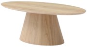 Stolik kawowy z MDF - Naturalny jasny - ANTELADA