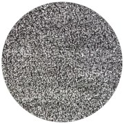 Dywan shaggy Best jednokolorowy jasny szary koło 80 cm x 80 cm