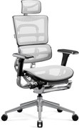 Fotel ergonomiczny Diablo V-Master, czarno-biały