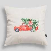 Poszewka na poduszkę Christmas Car 43x43 cm