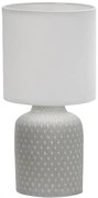 Szara lampa stołowa z ceramiczną podstawą - 3X V085 L6-F87