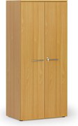Szafa biurowa z drzwiami PRIMO WOOD, 800 x 500 x 1781 mm, buk