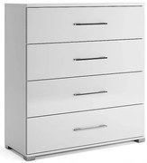 Biała komoda z 4 szufladami A6-B53