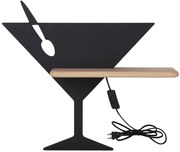 Czarny kinkiet dziecięcy kieliszek z wtyczką - 4X K057 N9-S91