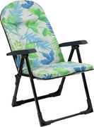 KADAX Leżak ogrodowy Soller 116 x 70 cm "Liście"