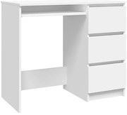 Białe biurko z szufladami Z0-F48