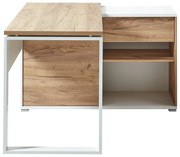 Biurko w dekorze dębu 120x117 cm Lioni – Germania