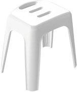 Spirella Siedzisko prysznicowe HOCKER, białe, 47cm