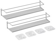 Zestaw 2 półek ściennych na przyprawy - Metaltex