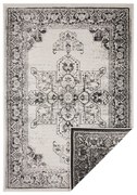 Czarno-kremowy dywan odpowiedni na zewnątrz NORTHRUGS Borbon, 80x150 cm
