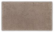 Brązowy bawełniany ręcznik kąpielowy 142x76 cm Chevron – Foutastic