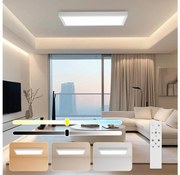 Brilagi - Ściemnialna oprawa LED FRAME SMART LED/30W/230V biała IP44 + pilot