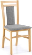 Krzesło drewniane tapicerowane dąb miodowy W0-B93