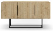 Niska komoda w dekorze dębu 150x80 cm Titan – Marckeric