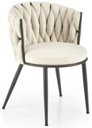 Krzesło tapicerowane K516 beżowe HALMAR