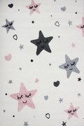 Dywan Bambino Gwiazdki Pastelowe 100x150 Prostokąt