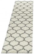 Dywan shaggy Salsa koniczyna kremowy 80 cm x 250 cm