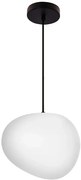 Nowoczesna lampa wisząca z białym kloszem 25 cm - 3X D204 W4-Z89