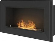 Kominek bioetanolowy Frame 900 SimpleFire do zabudowy ze szkłem - matowa czerń