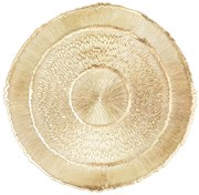 Mata stołowa w kolorze złota Tiseco Home Studio, ⌀ 38 cm