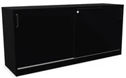 Szafka biurowa przesuwna EASY SPACE CABINET S 1.5-OH 160cm czarna zamykana NOWY STYL