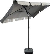 Parasol ogrodowy FLOKS z ochroną UV jasnoszary waga 2,8 kg Wymiary 200x123x235 cm
