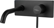 Mexen Alma bateria umywalkowa podtynkowa, czarna - 75115-70