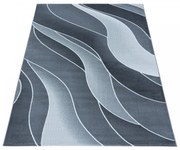 Dywan nowoczesny Costa wstęgi szary 80 cm x 250 cm